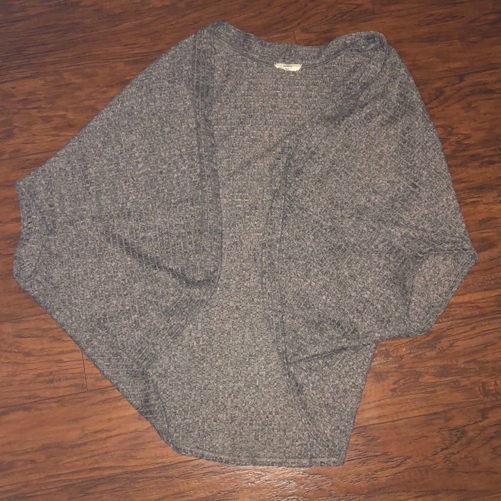 Soft, Waist Length Short Sleeve Cardigan